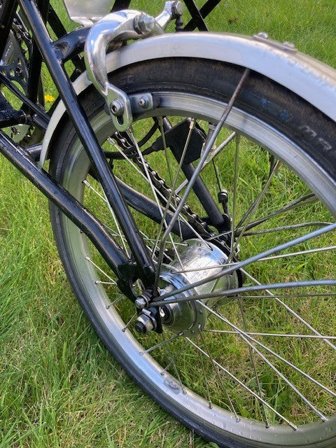 Brompton folding bike 3 speed M3L - black
