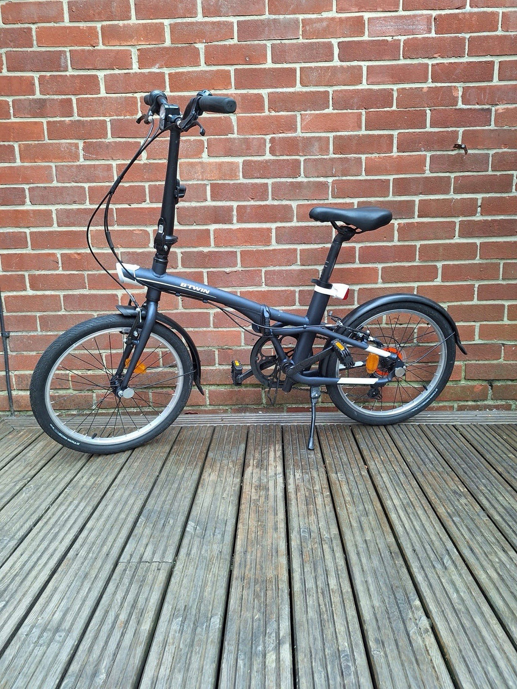 BTWIN Folding Bike Fold 500 - Dark blue