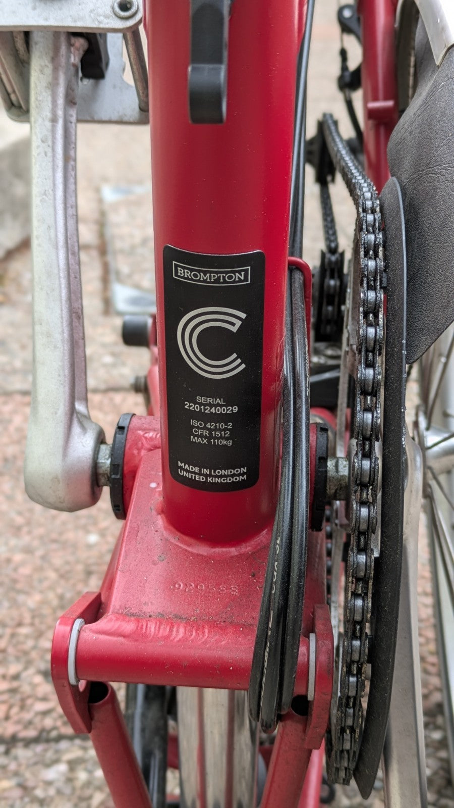Brompton M6L Red House Silver Edition 2022 Foldable Bike RRP £1415