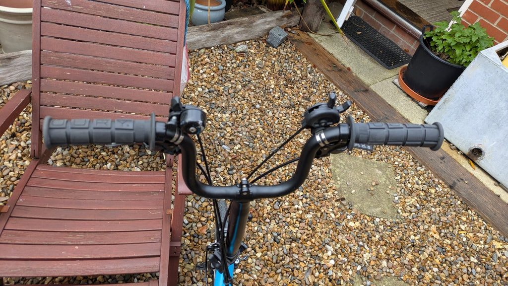 Brompton C Line Black Edition - 6 speed  folding Bike - Sky Blue - VGC!