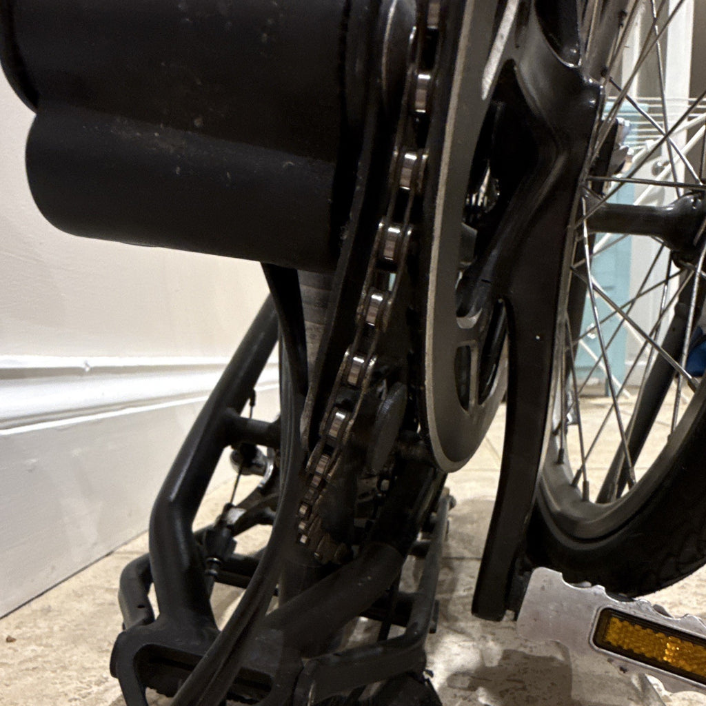 Mezzo D9 Folding Bike, 16inch Wheels,  Black Frame