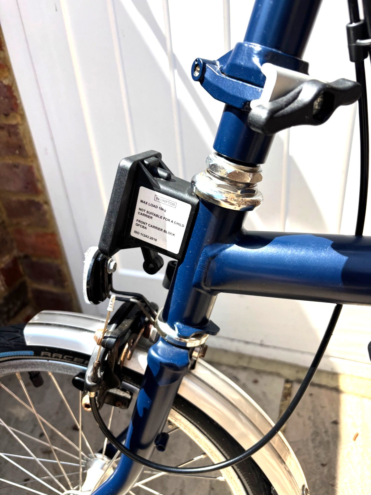 Brompton M6L Folding Bike - Blue - Good Condition