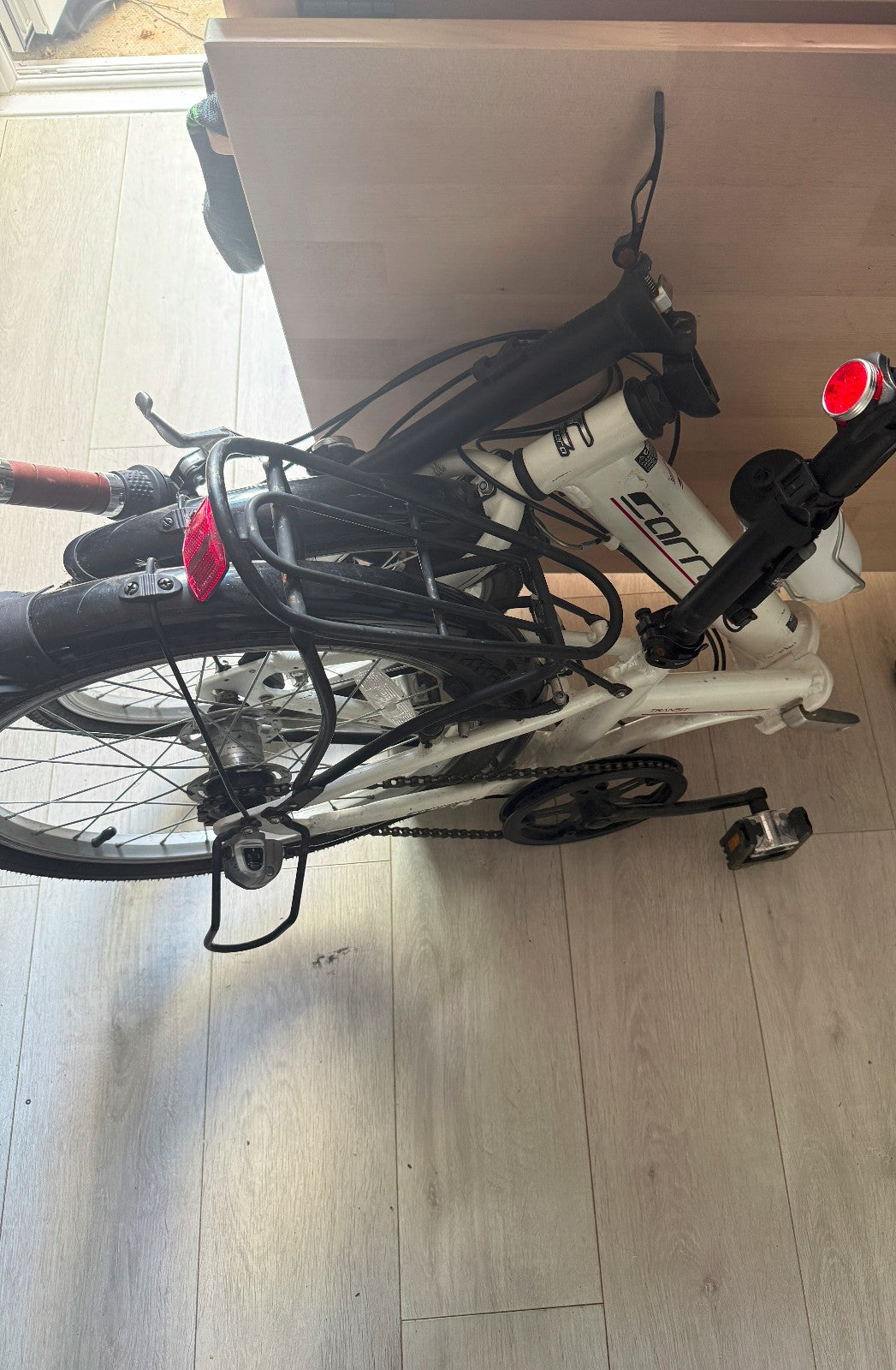 Carrera Transit Folding Bike 20”wheels 3 Speed Shimano, good used condition.