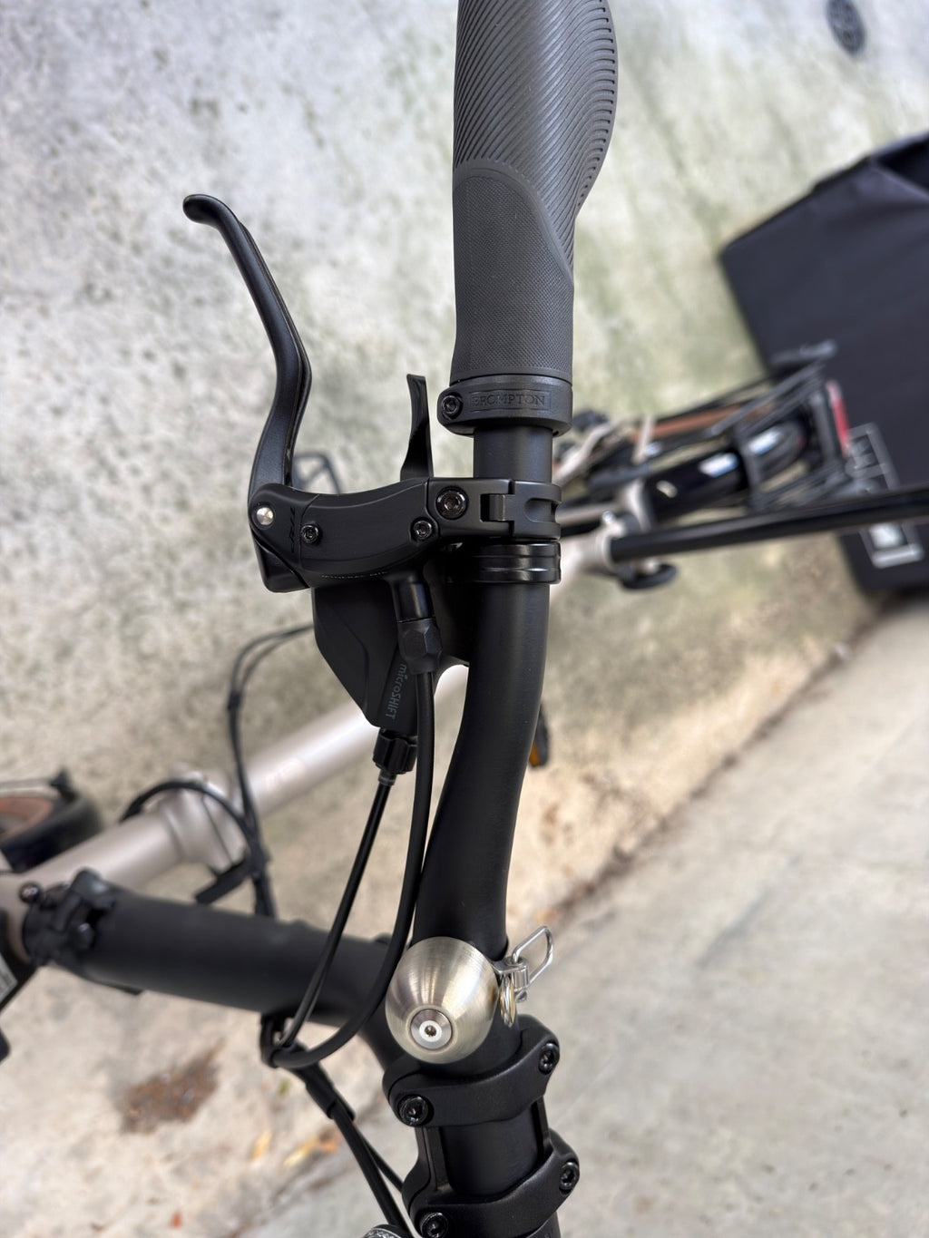 Brompton G Line with Superoll & Handlebar control E-Motiq System 4 speed & extra