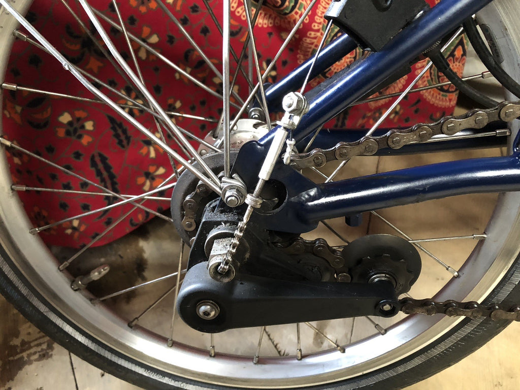 Brompton M3L 3 Speed Folding Bike C-line Equivalent Tempest Blue