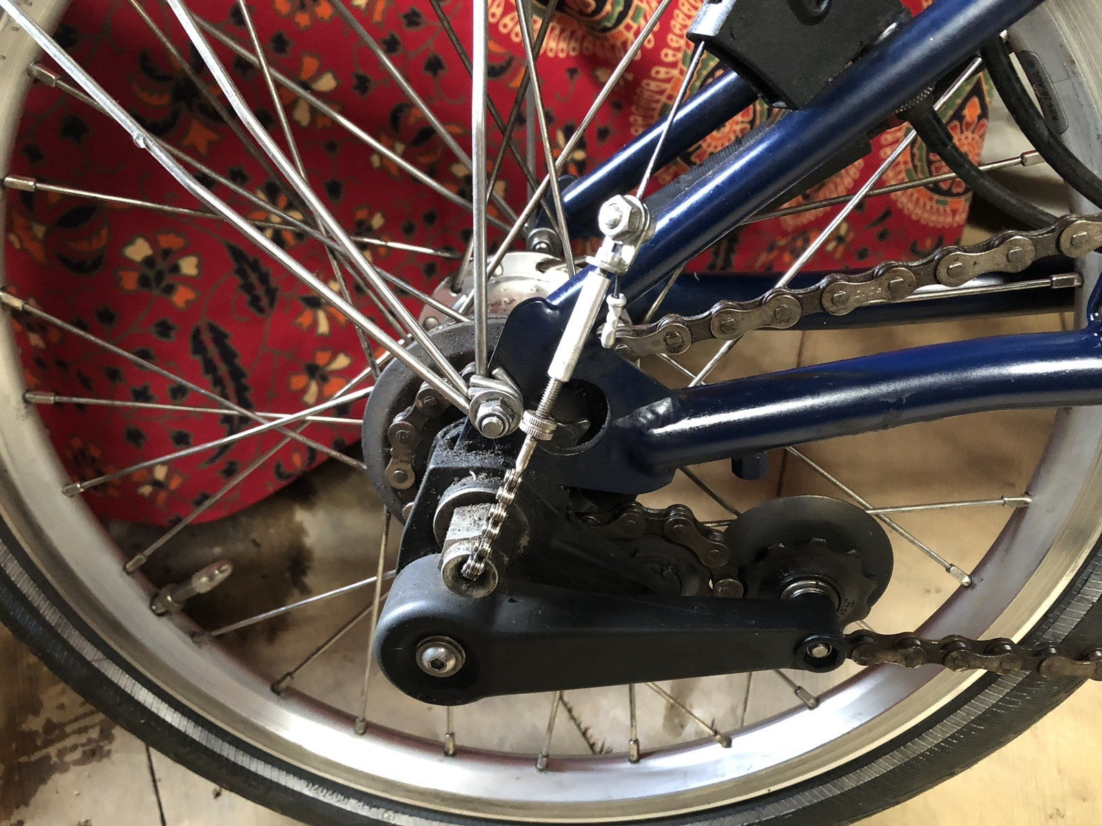 Brompton M3L 3 Speed Folding Bike C-line Equivalent Tempest Blue