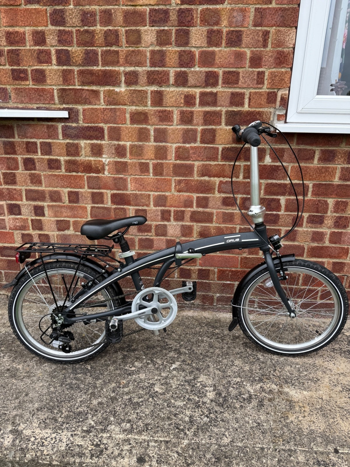 Orus Folding Bikes 20" Wheels Ex Cond. Aluminium Frame Shimano Gears. Extras Inc