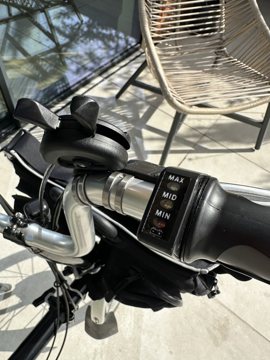 Brompton Folding Bike with Nano Conversion Kit. Includes black Carry Bag.