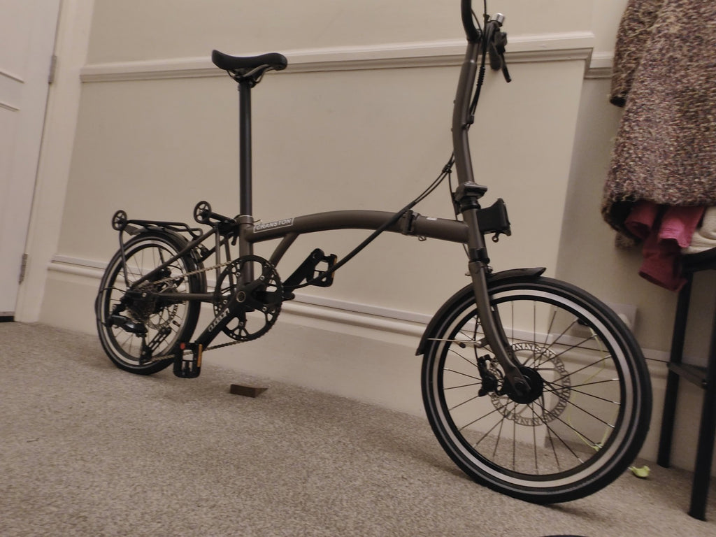 Cranston D9 Brompton‑style Folding Bike 9‑Speed Shimano Hydraulic Disc 16"
