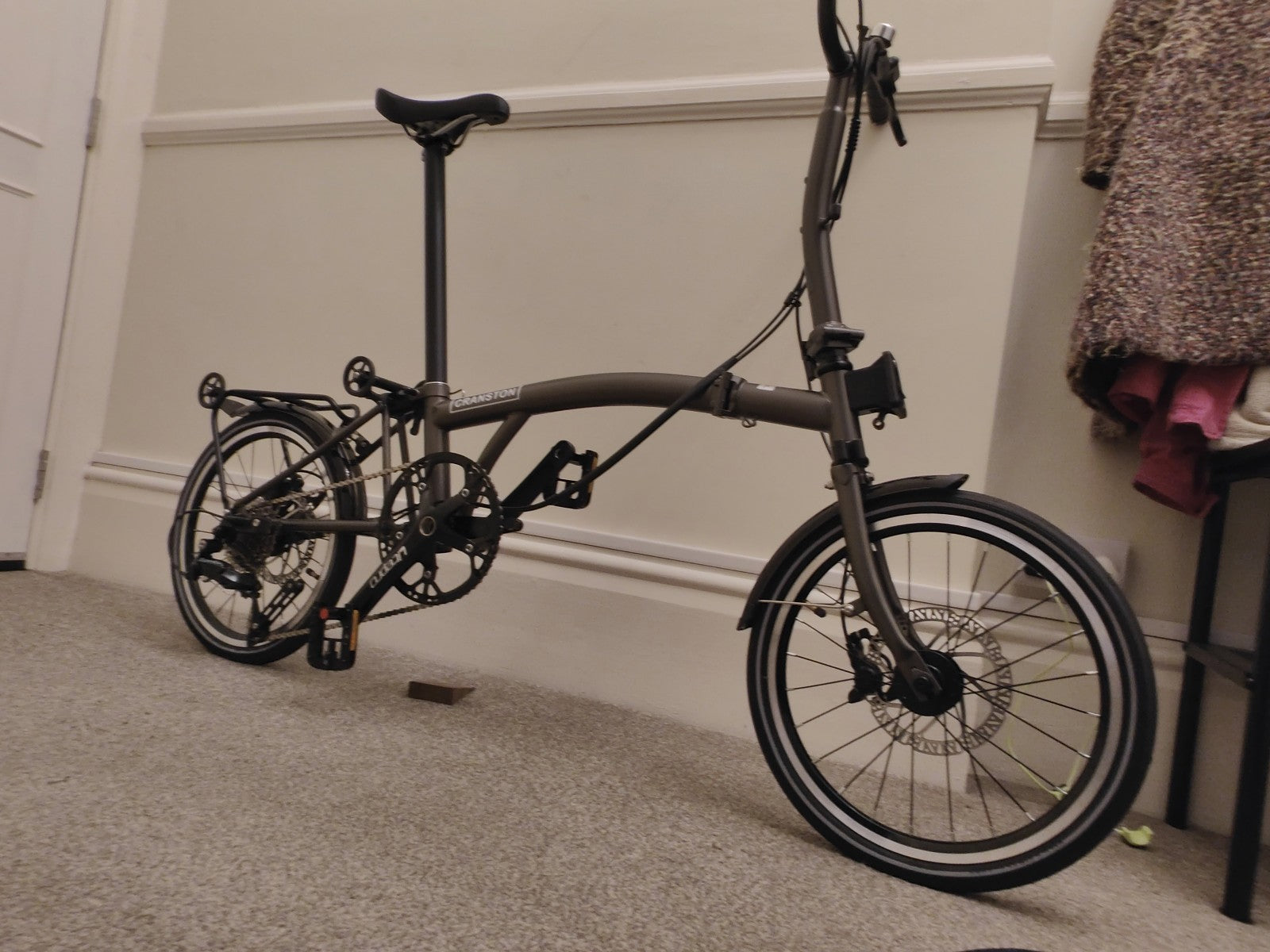 Cranston D9 Brompton‑style Folding Bike 9‑Speed Shimano Hydraulic Disc 16"