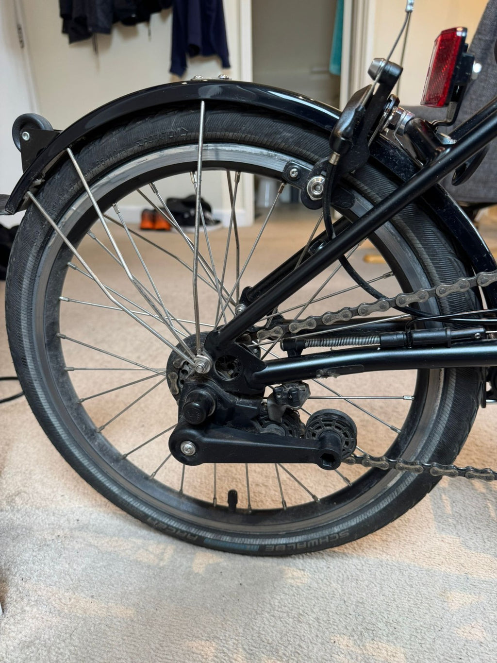 Brompton C Line High Handlebar Folding Bike 2024 Matt Black