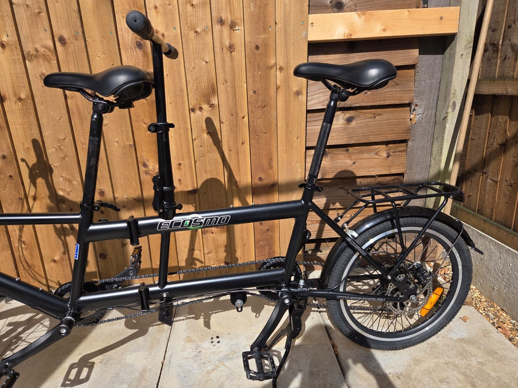 Ecosmo Folding Tandem Bicycle  20" Wheel 7SP Shimano  DiscBrakes 23kg-20TF01W-N
