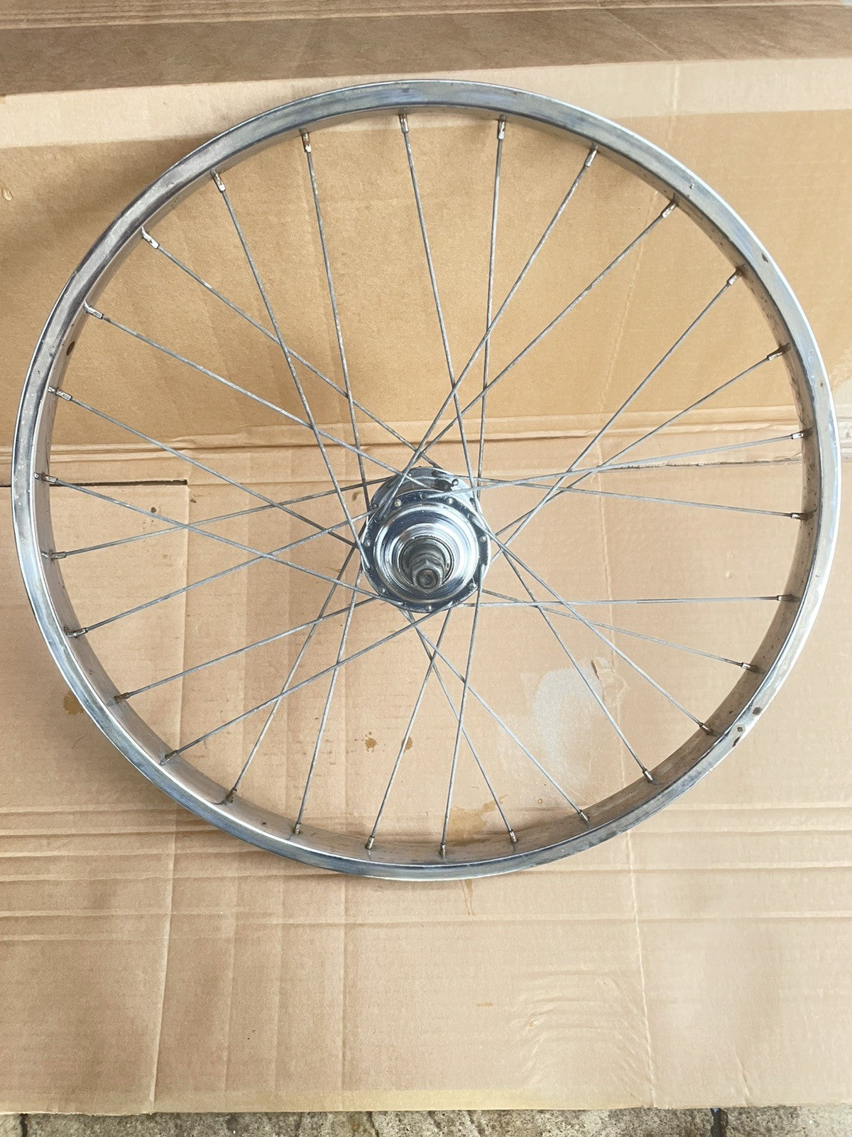 VINTAGE RETRO RALEIGH shopper rear WHEEL 20x 1 3/8th