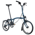 Brompton C Line 12 Speed Mid Bar Folding Bike Ocean Blue