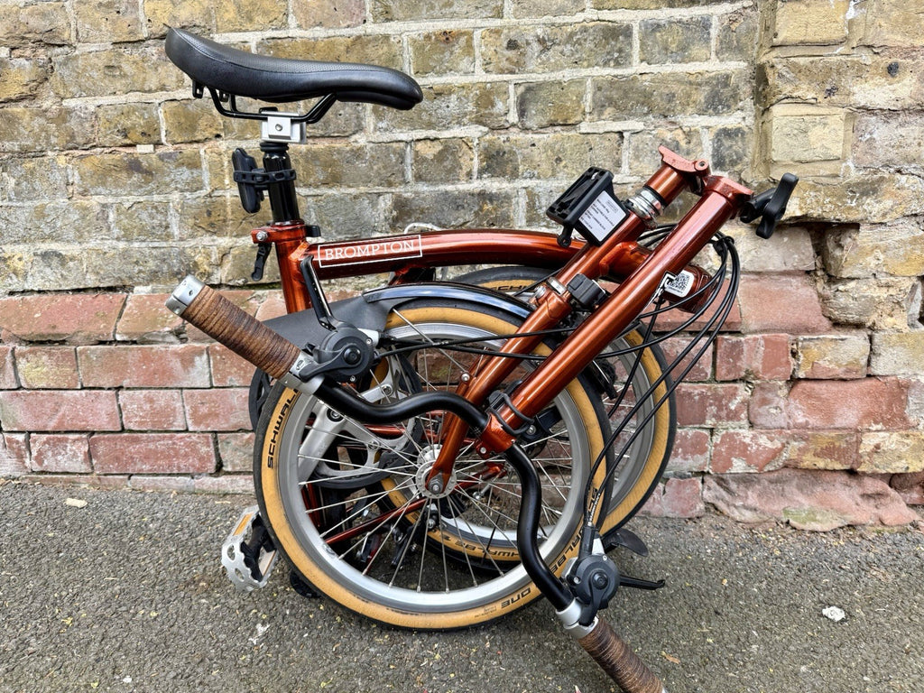 Brompton M6L Flame Lacquer 2019 — Upgraded — Single Owner — Original Receipt