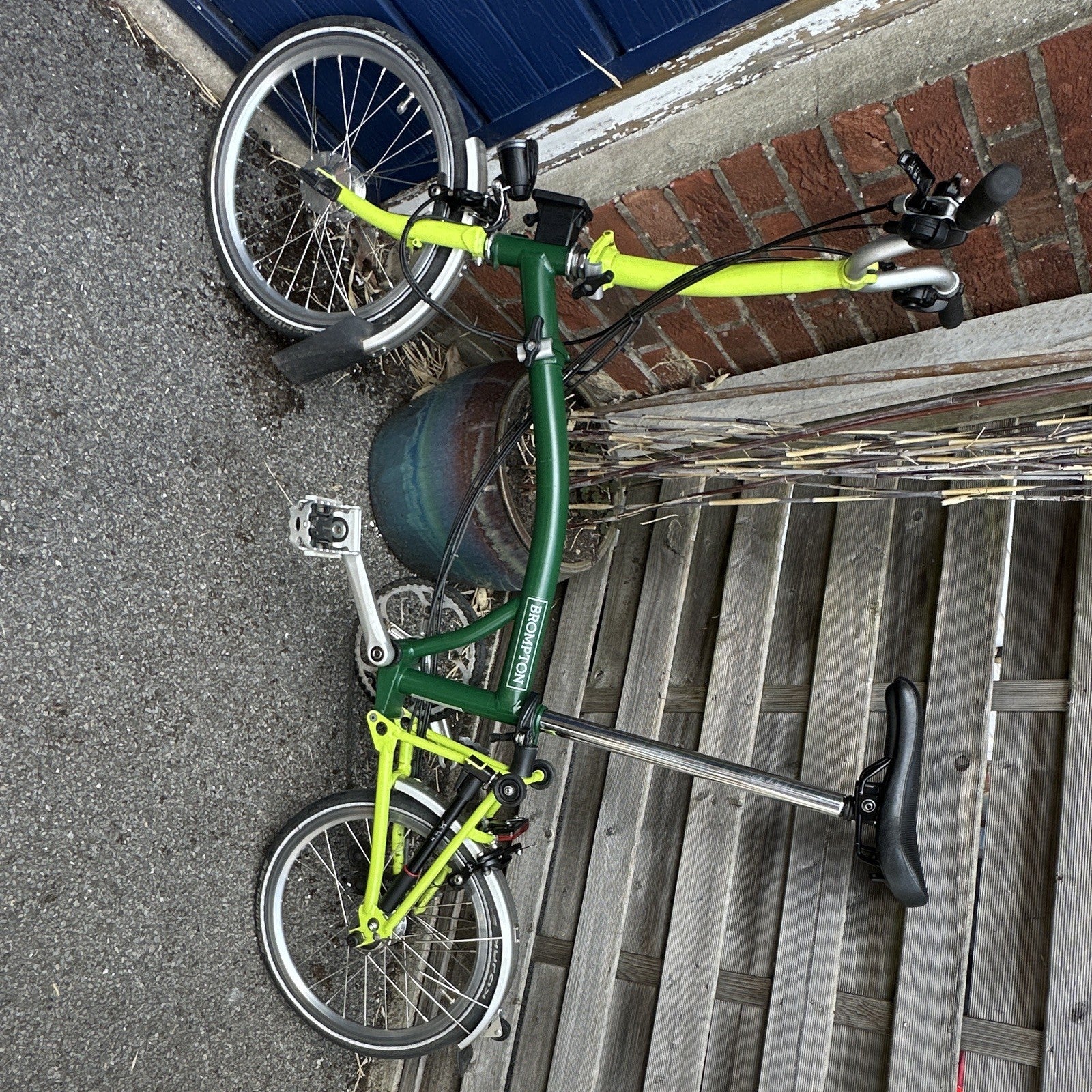 Brompton M6L Green / Lime Green Folding Bike (6 Speed) 2018