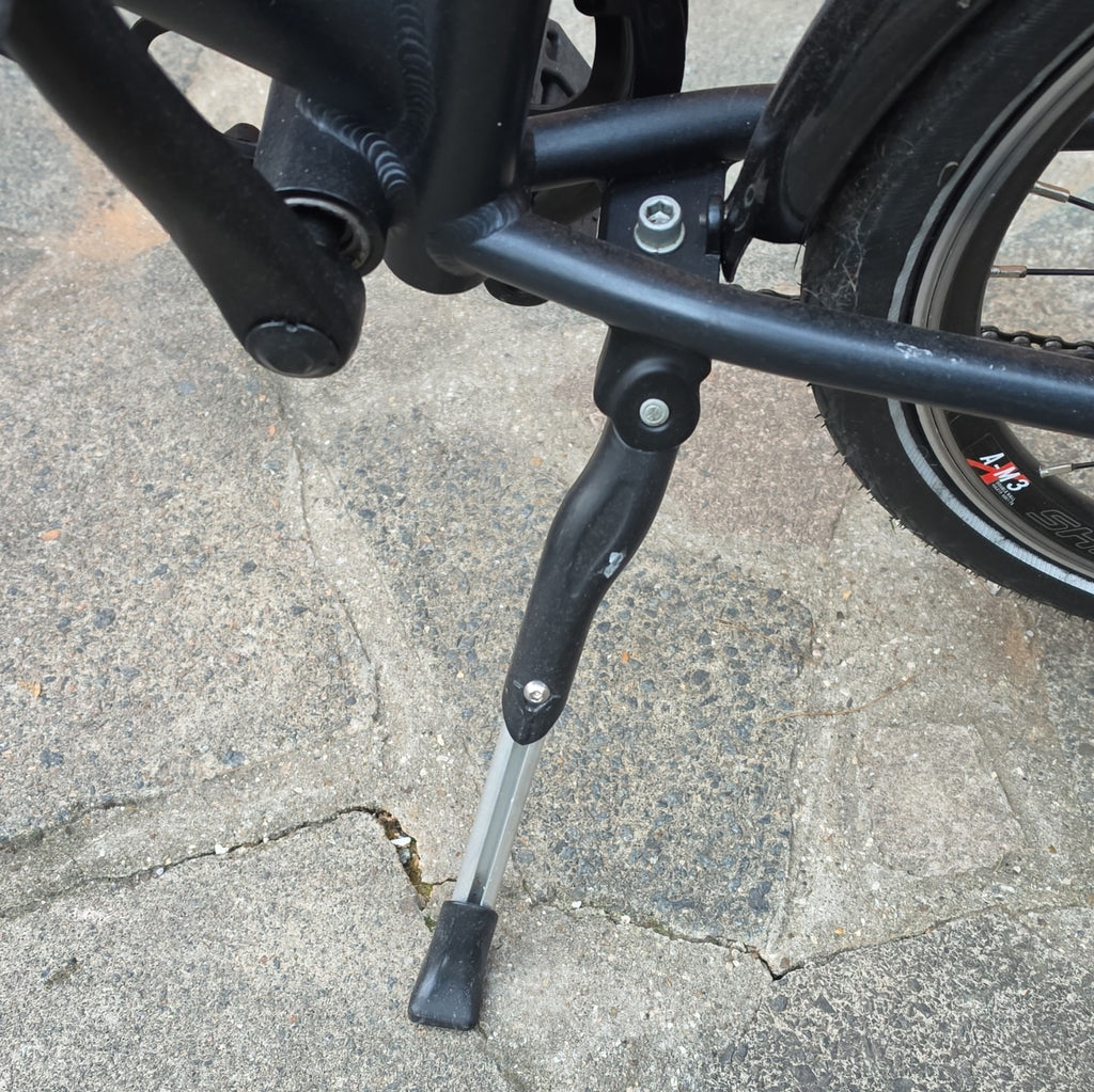 Dawes Kingpin 606 Aluminium 20in Folding Bike Black 7-Speed V-Brake Rack