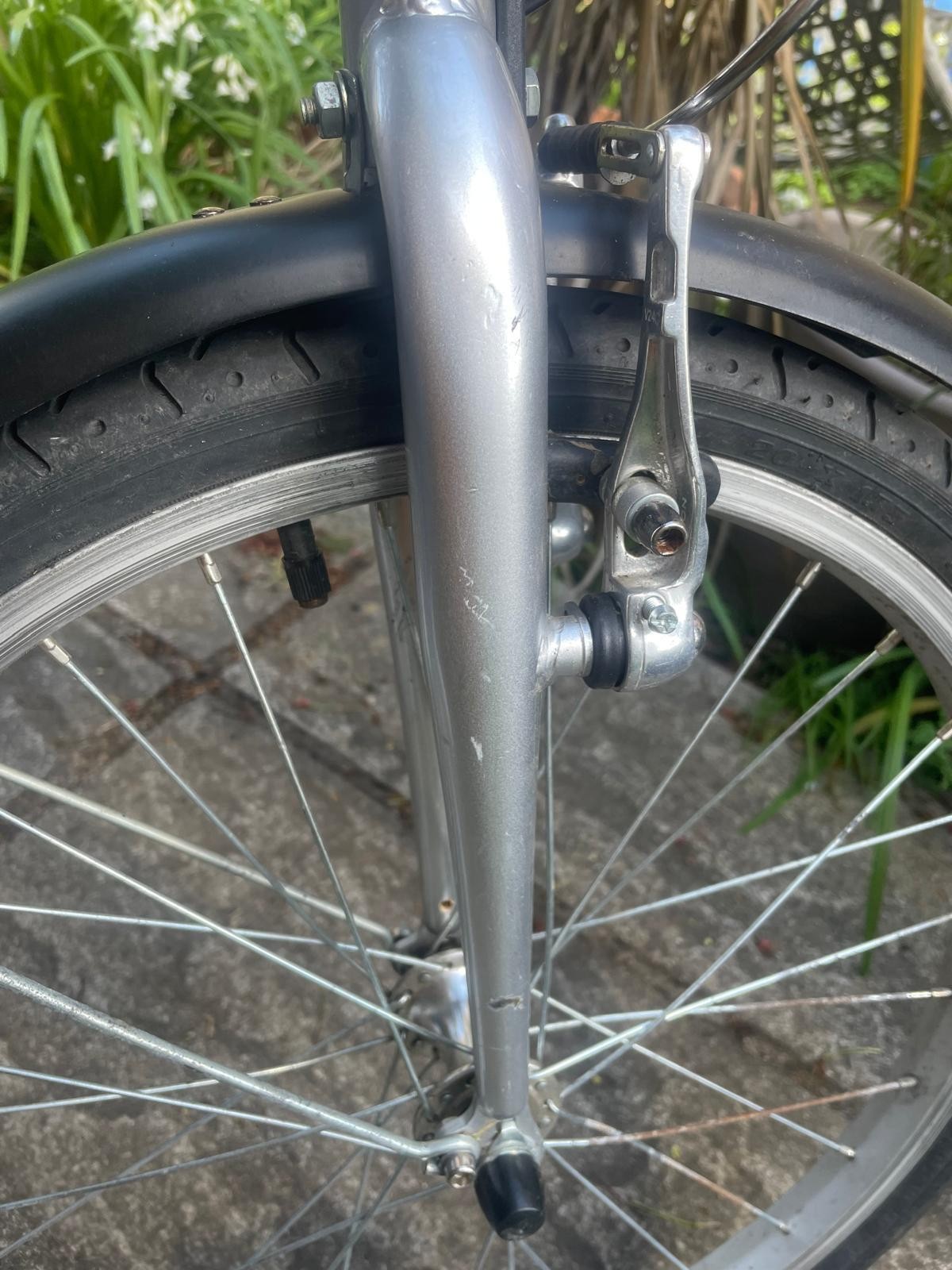 Phillips Folding Bike Silver