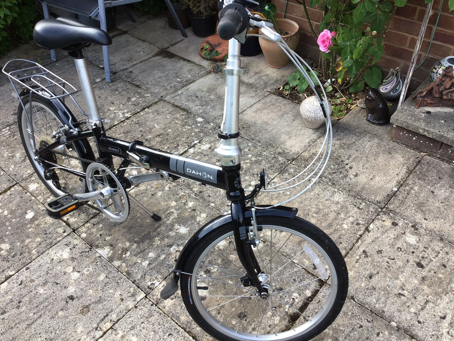 Dahon Speed 4130 Cromoly 7 Speed Folding Bike Carbon Frame