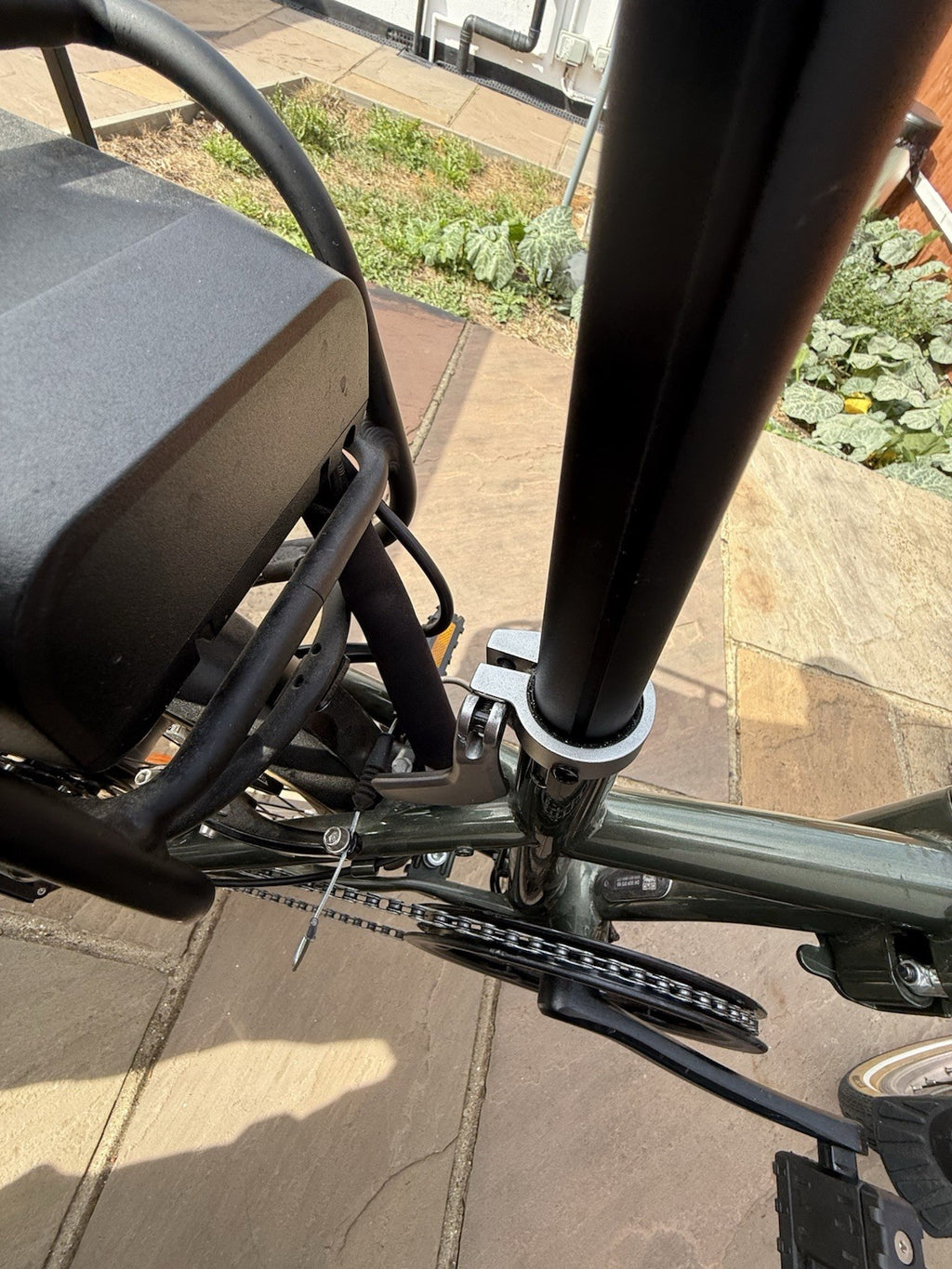 Decathlon B'TWIN E-FOLD 500 20in Folding Elec Bike 250W 36V Back Rack, mudguards