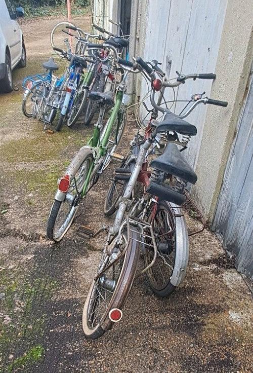 Job Lot, 10+ Vintage Bikes - Foldable - Spares or Repair.