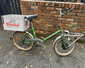 Apollo Green 20in Folding Bike Step-Through Frame Rear Rack Mudguards Kickstand
