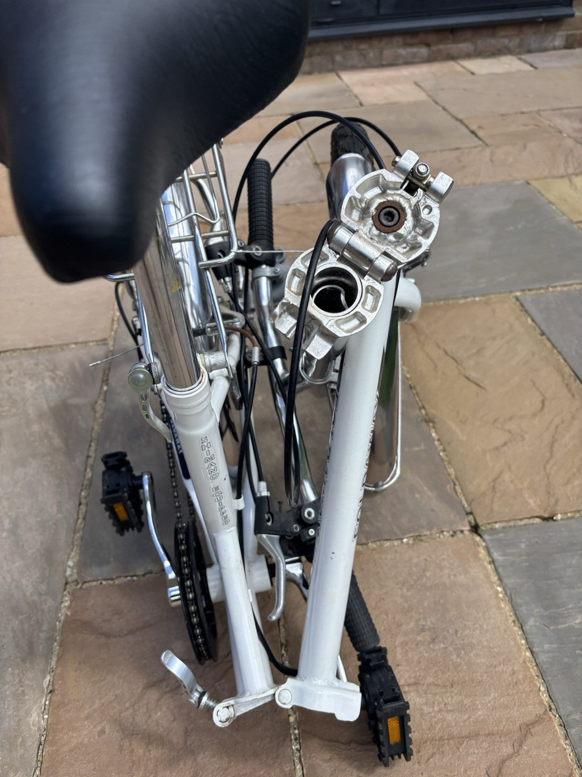 Tiger Foldaway White Unisex Folding Bike. Great Condition.