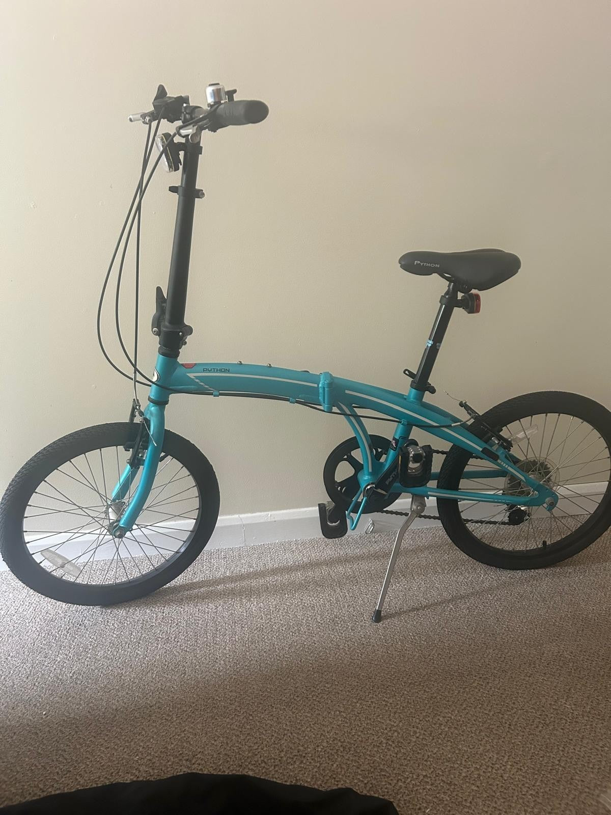 Python Foldable Bike and Accessories.