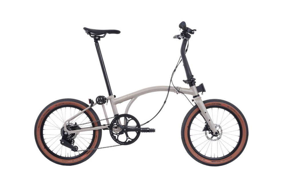 Brompton G Line 2026 with Roller Frame - 8-speed, Traildust White, Medium