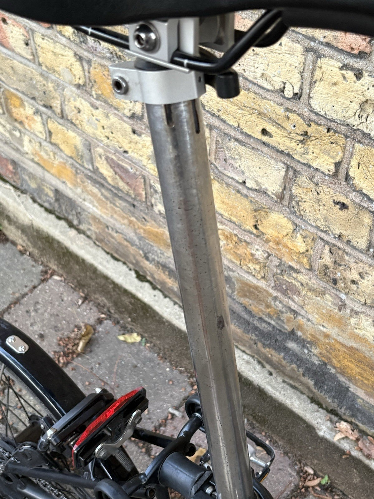 Brompton 2020 Folding Bicycle - S6L - Matte Black With Mudguards - Used