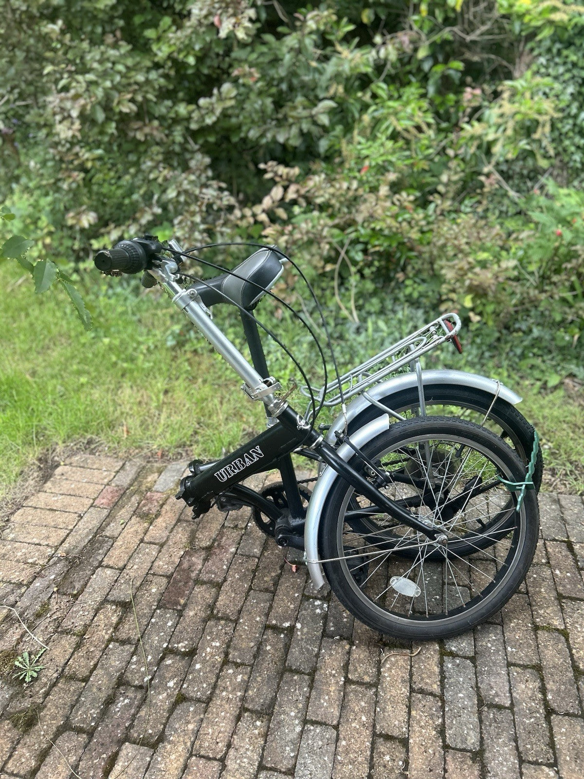 2 x Urban Foldable Bikes - Black Frame Good Condition - Shimano Gears and Brakes