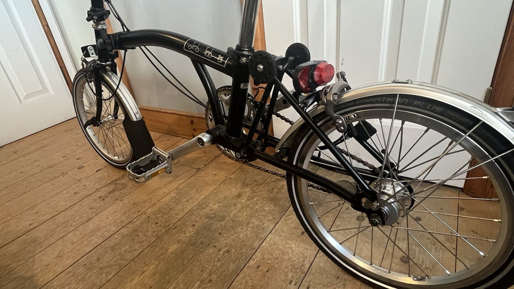Brompton Folding Bike 3-Speed, Black