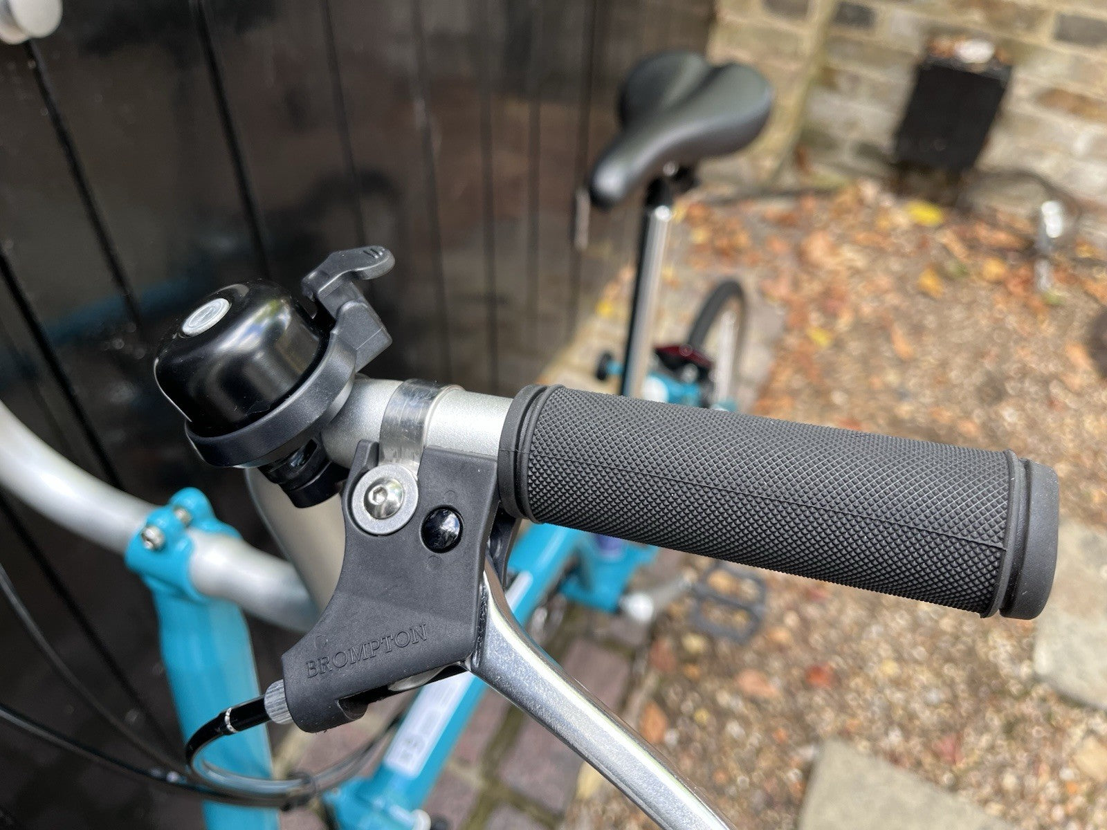 Brompton B75 Folding Bike 16" Blue (Turquoise) - virtually New
