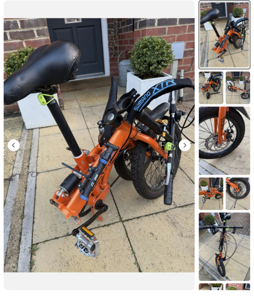 Fold Up Suspension Bike Bicycle