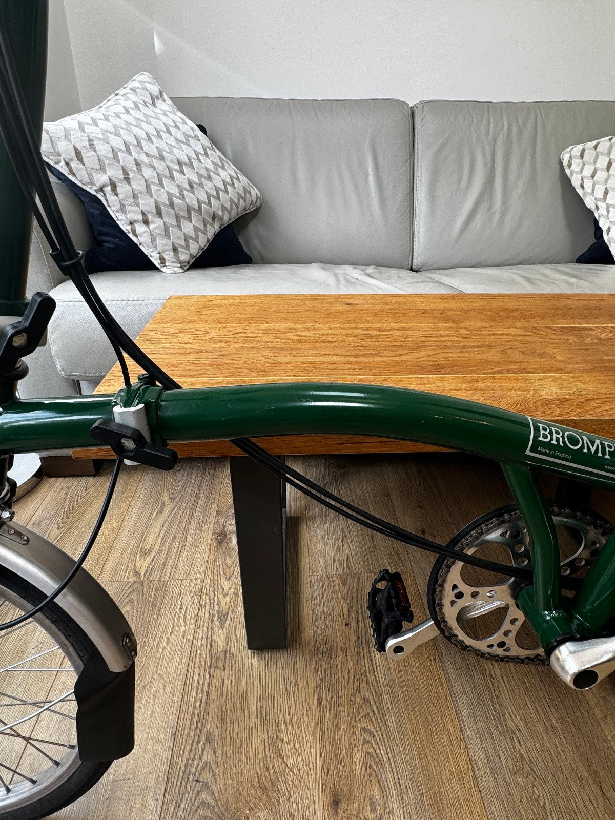 Classic 6-Speed Brompton Folding Bicycle B - Racing Green - MINT