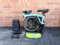 Brompton C Line Electric (M6L) Black Edition - Turkish Green - Lots of Extras