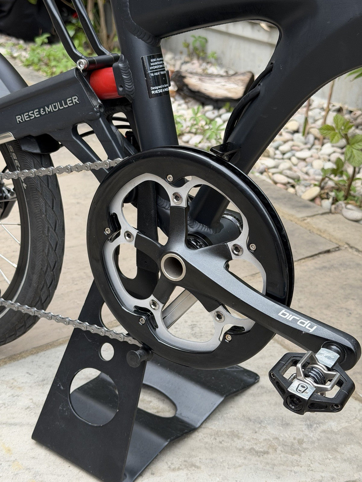 Folding Bicycle BIRDY RIESE &MULLER  Full Suspension Disc Brakes Rohloff 14 Gear