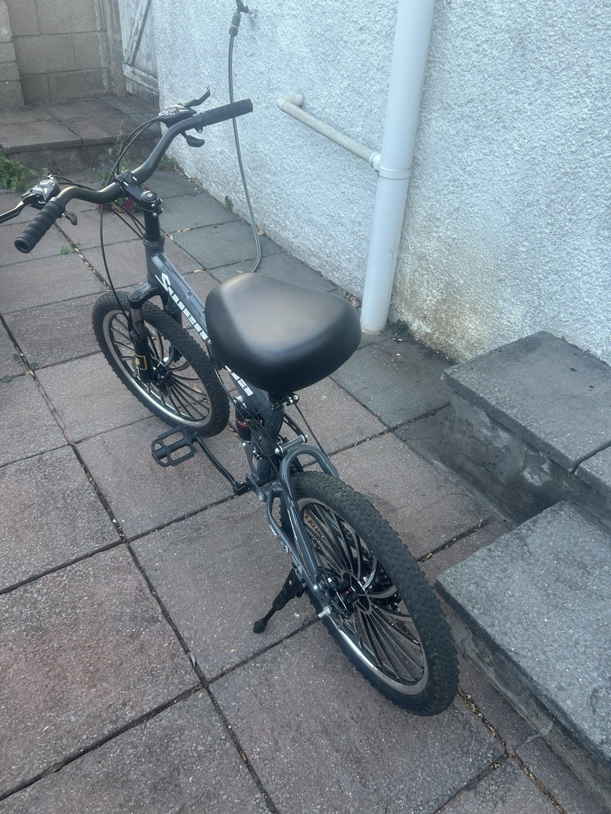 Sunn 20in Folding Bike 7 Speed Front Suspension V-Brakes Kickstand BMX Bar
