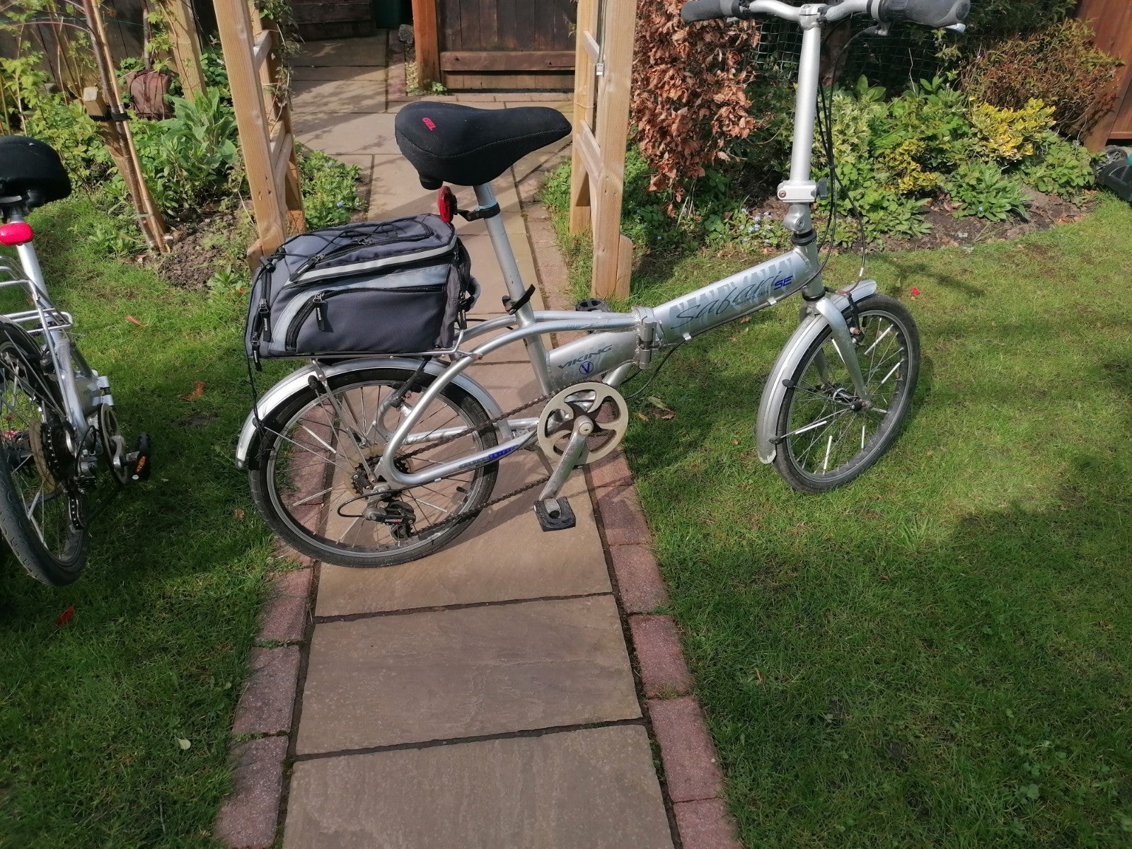 2  Viking Safari Native Folder SE , Alloy frame 20" 6-Speed Folding Bikes Silver