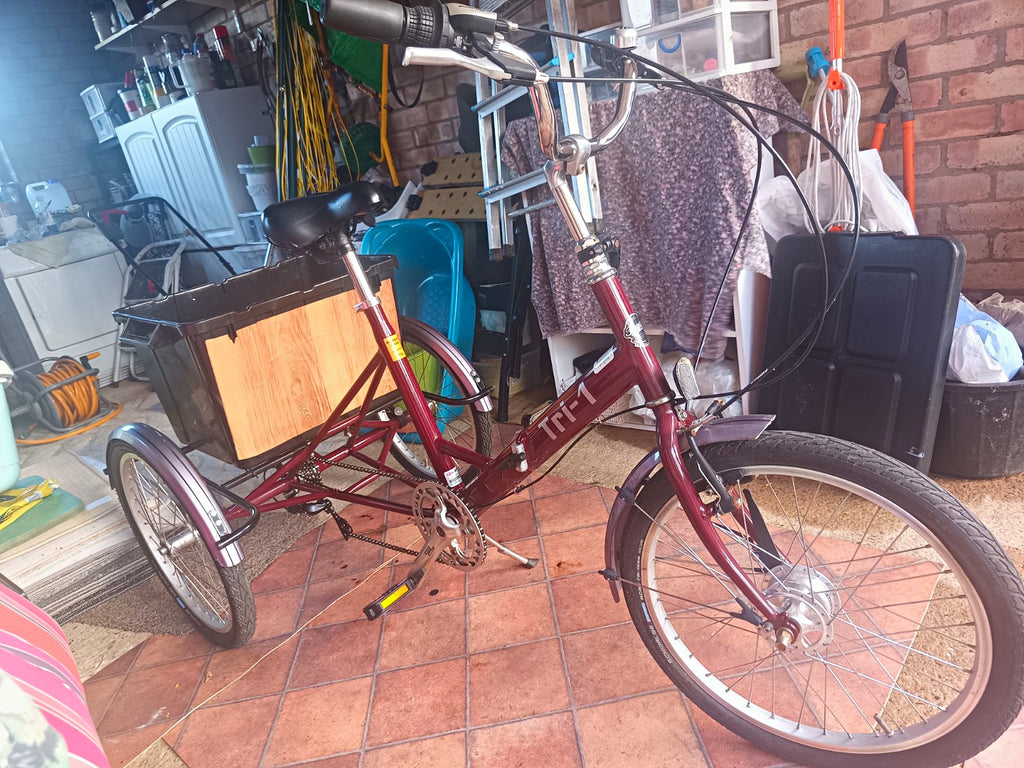 Pashley Tri-1 Tricycle Trike Folding 3-Wheel Bike Free Delivery Norwich