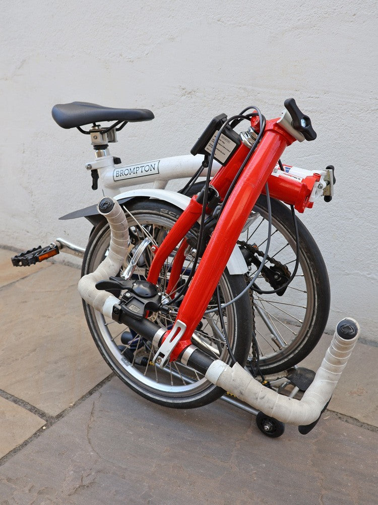 Brompton Bike extensively modified for touring