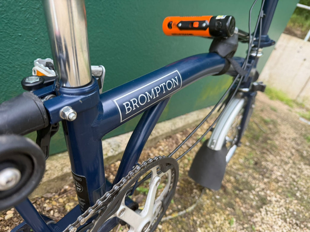 Brompton C Line M3L (3 Speed)  folding bicycle - Tempest  Blue