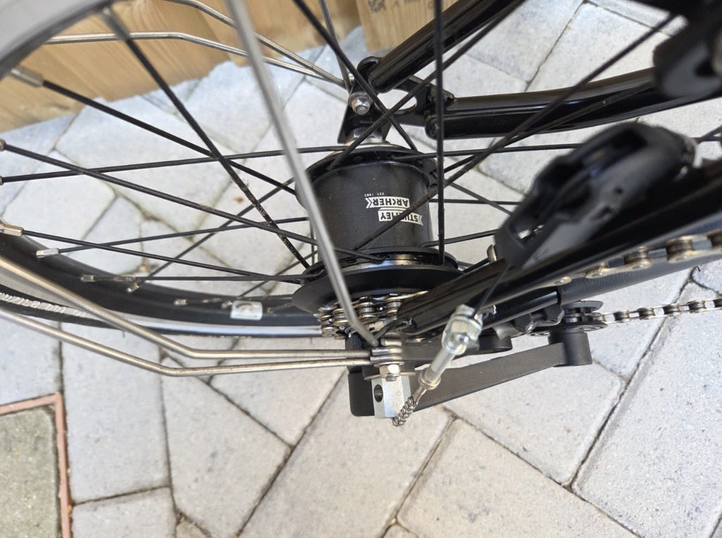 Brompton C Line H6L (6 Speed)  folding bicycle - Nickel Edition