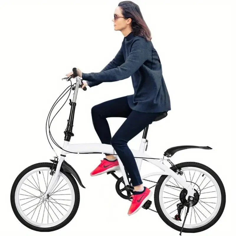 20" Folding Bike Adults Bicycle Lightweight Alloy Bicycle Folding City Bike UK