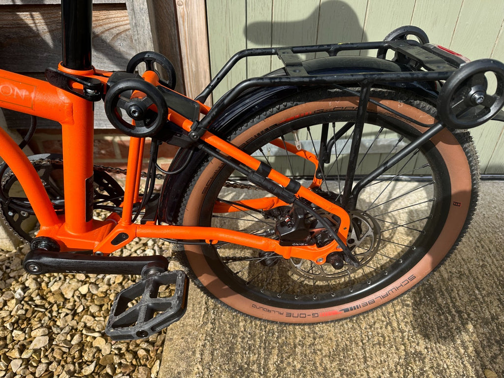 brompton g line bike- extremely rarely used. recently purchased for a timeframe