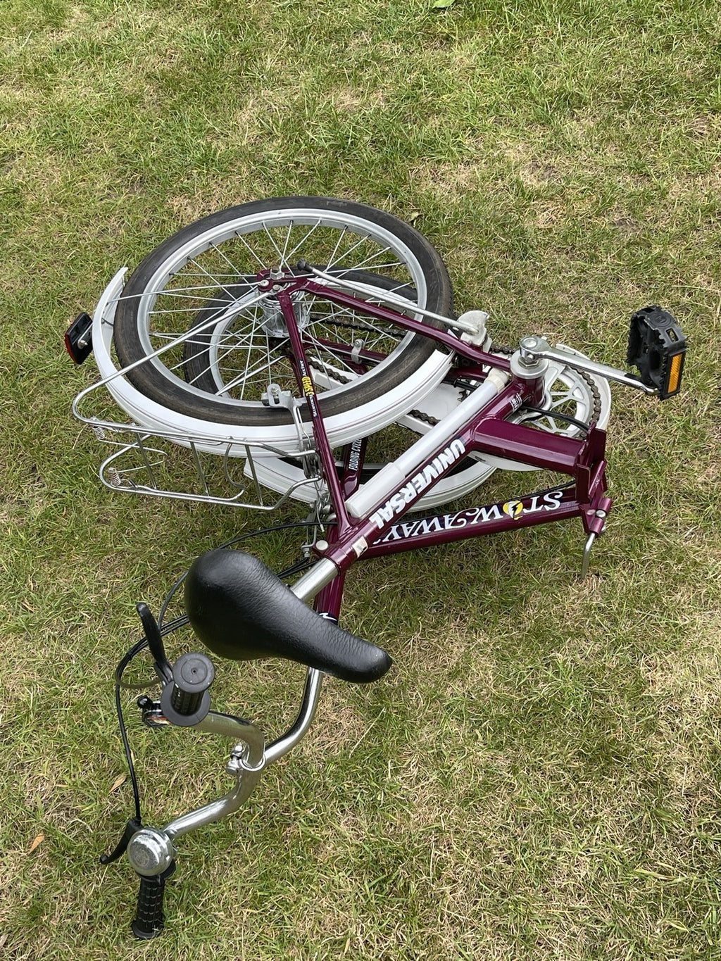 Universal Stowaway 3 Folding Bike 3 -Speed, 20" Wheels, Scruffy