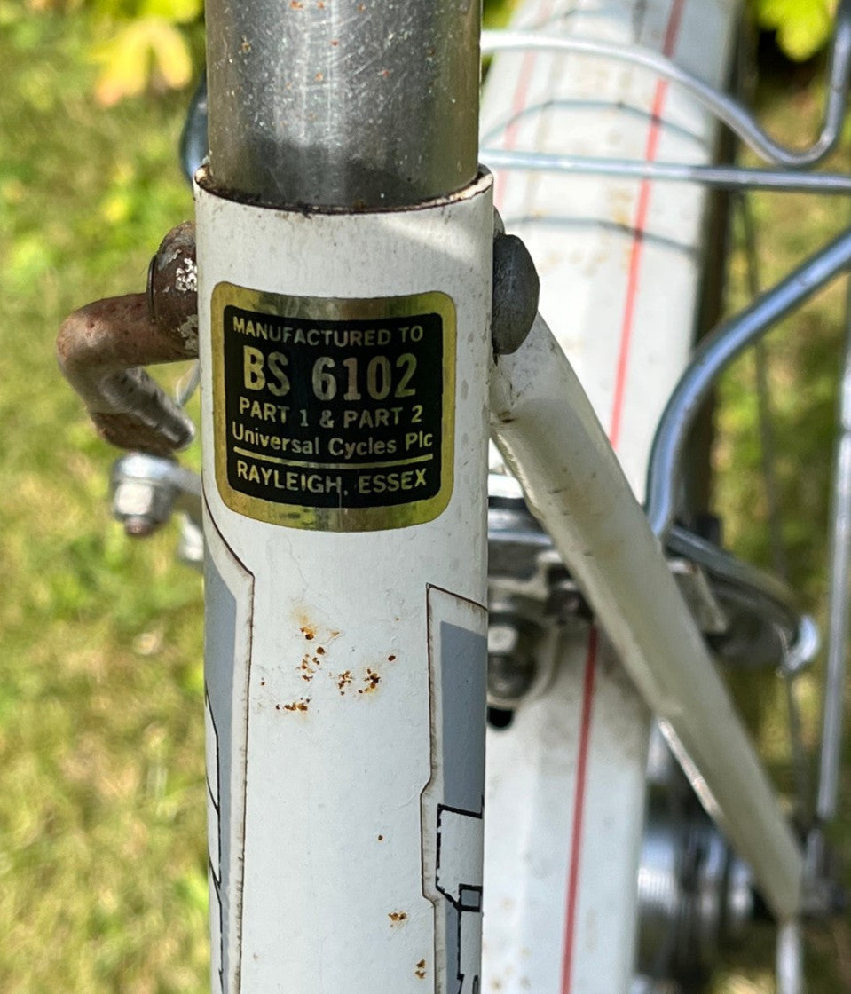 UNIVERSAL : 20" Wheel UniSport Sturmey Archer 3 Speed 1980s Vintage Folding Bike