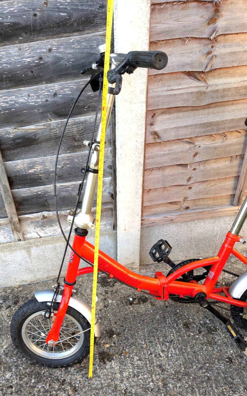 Folding Bike 12 Inch Wheels  Red great condition