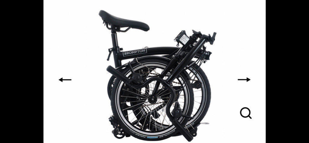 Brompton C-Line 4 Speed Black Folding Bike