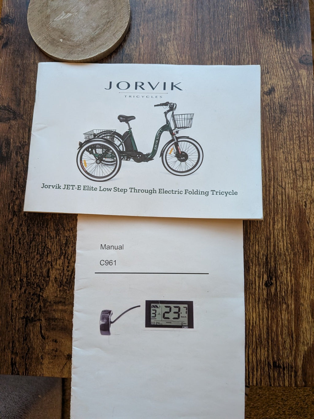 Jorvik JET-E Elite Folding Electric Tricycle,20" ONLY 2 MILES,NEW, DELIVERY